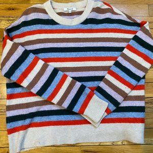 Madewell Striped Multicolor Sweater